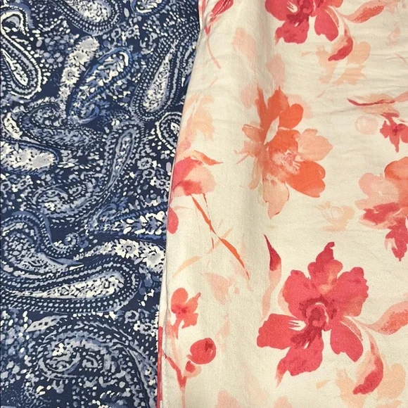 Two pair printed denim capris - Picture 5 of 5